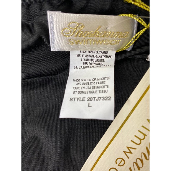 NWT Shoshanna Womens Classic Bikini Bottoms Size Large Textured Ribbed Black‎ - Picture 8 of 10